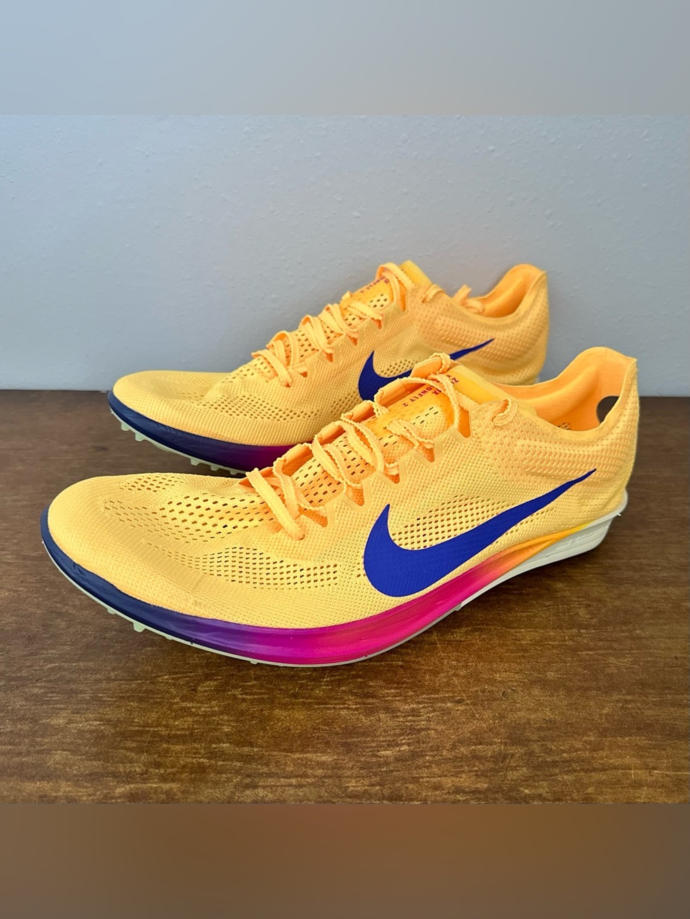 Size 13 Nike Dragonfly 2 Citron Pulse Indigo Men’s Track FD8413-800 New